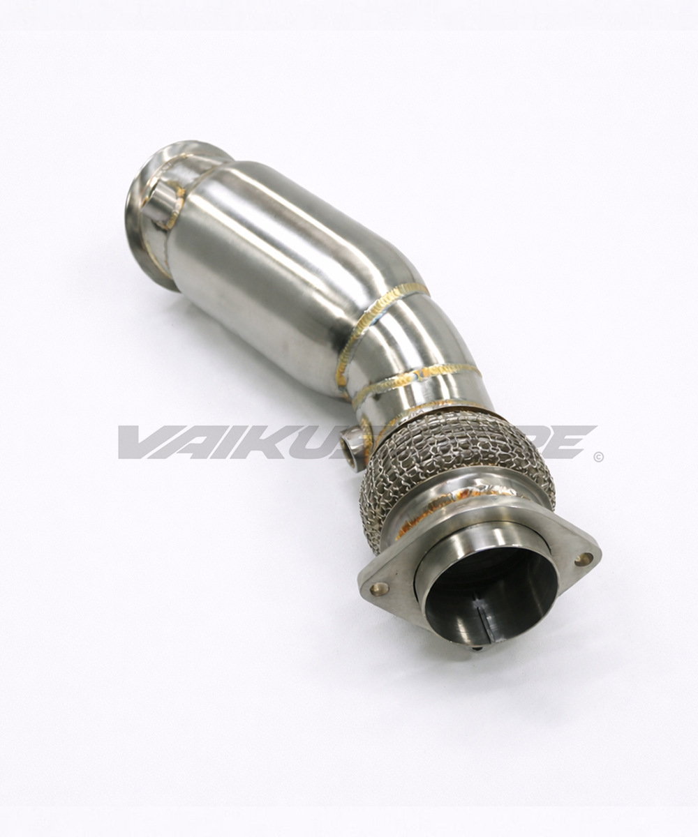 BMW S55 Stainless Steel Downpipes - Image 3